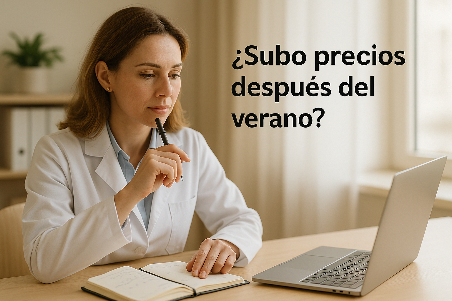 💸 ¿Debería subir los precios en mi clínica después del verano?